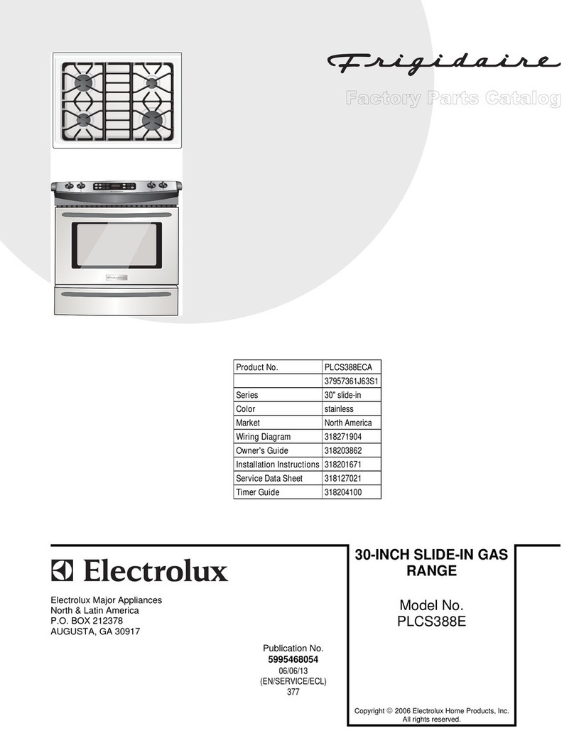 Frigidaire PLCS388E User manual Frigidaire PLCS388E User manual