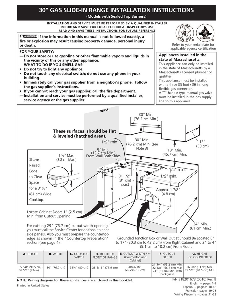 Frigidaire GLGS389FSA User manual Frigidaire GLGS389FSA User manual