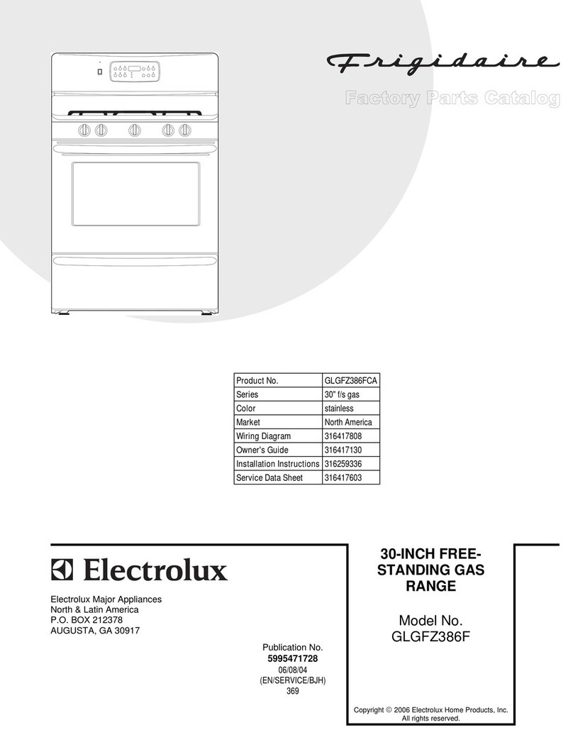 Frigidaire GLGFZ386F User manual