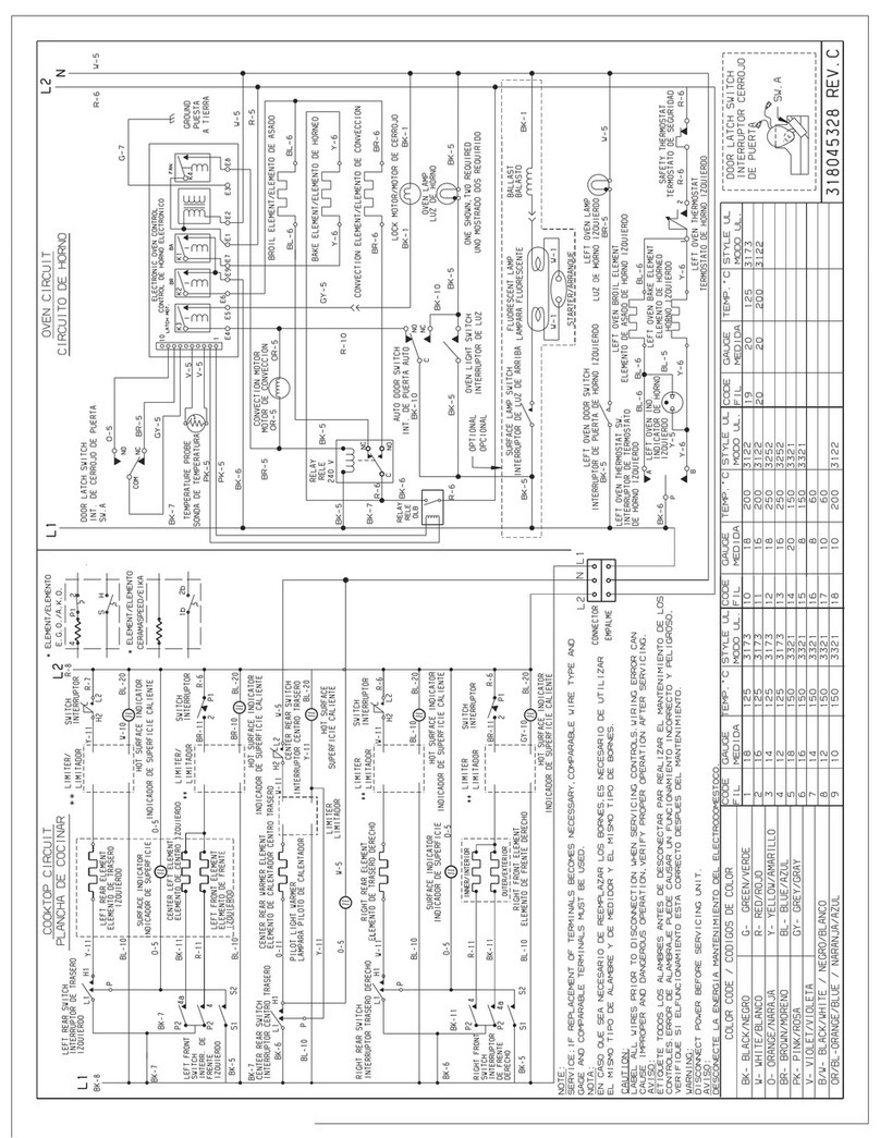 Frigidaire PLEF489CCF Service manual Frigidaire PLEF489CCF Service manual