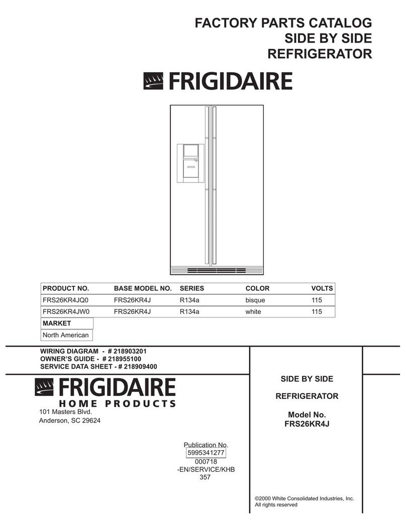 Frigidaire FRS26KR4J User manual