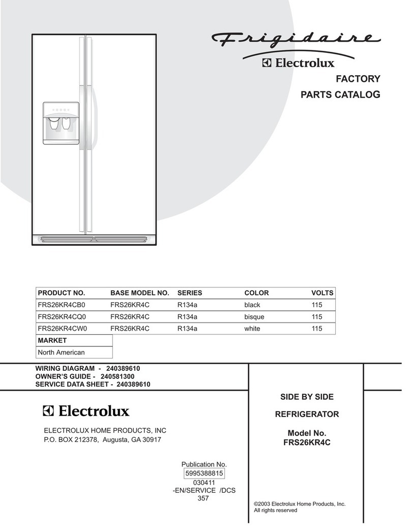 Frigidaire FRS26KR4C User manual