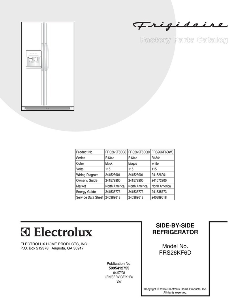 Frigidaire FRS26KF6D User manual