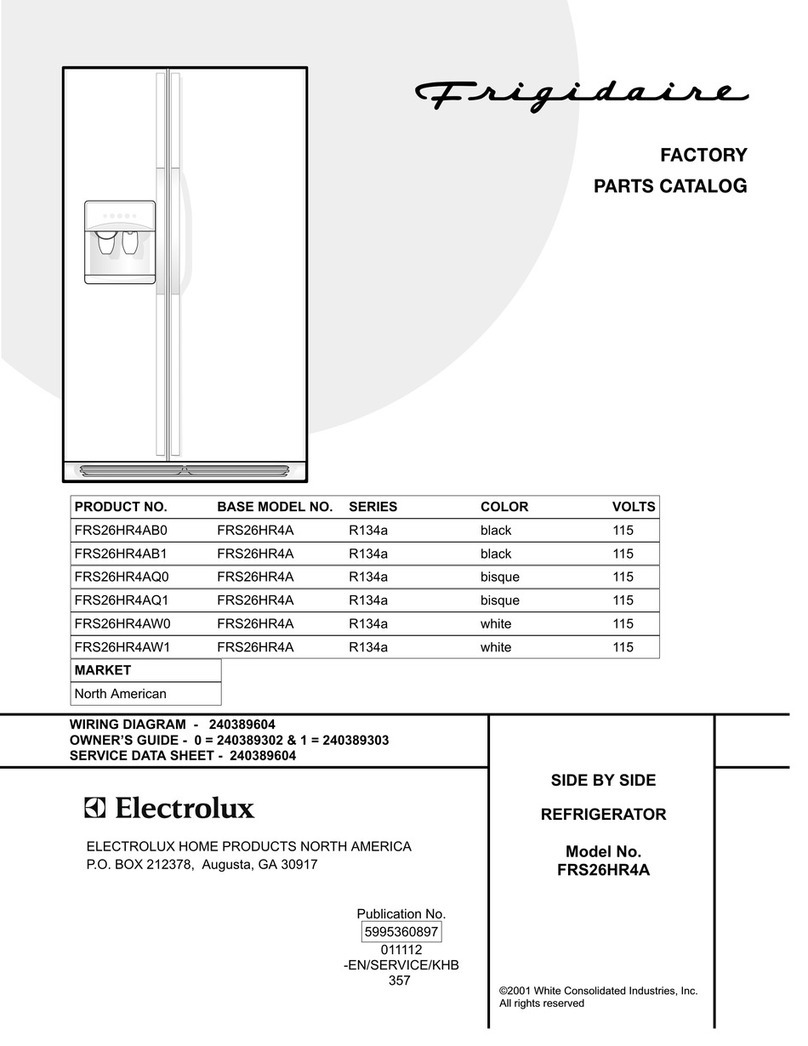Frigidaire FRS26HR4A User manual