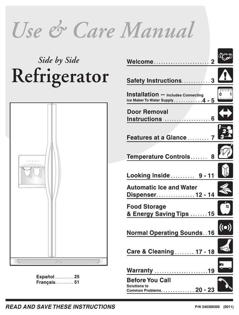 Frigidaire FRS26R4A User manual