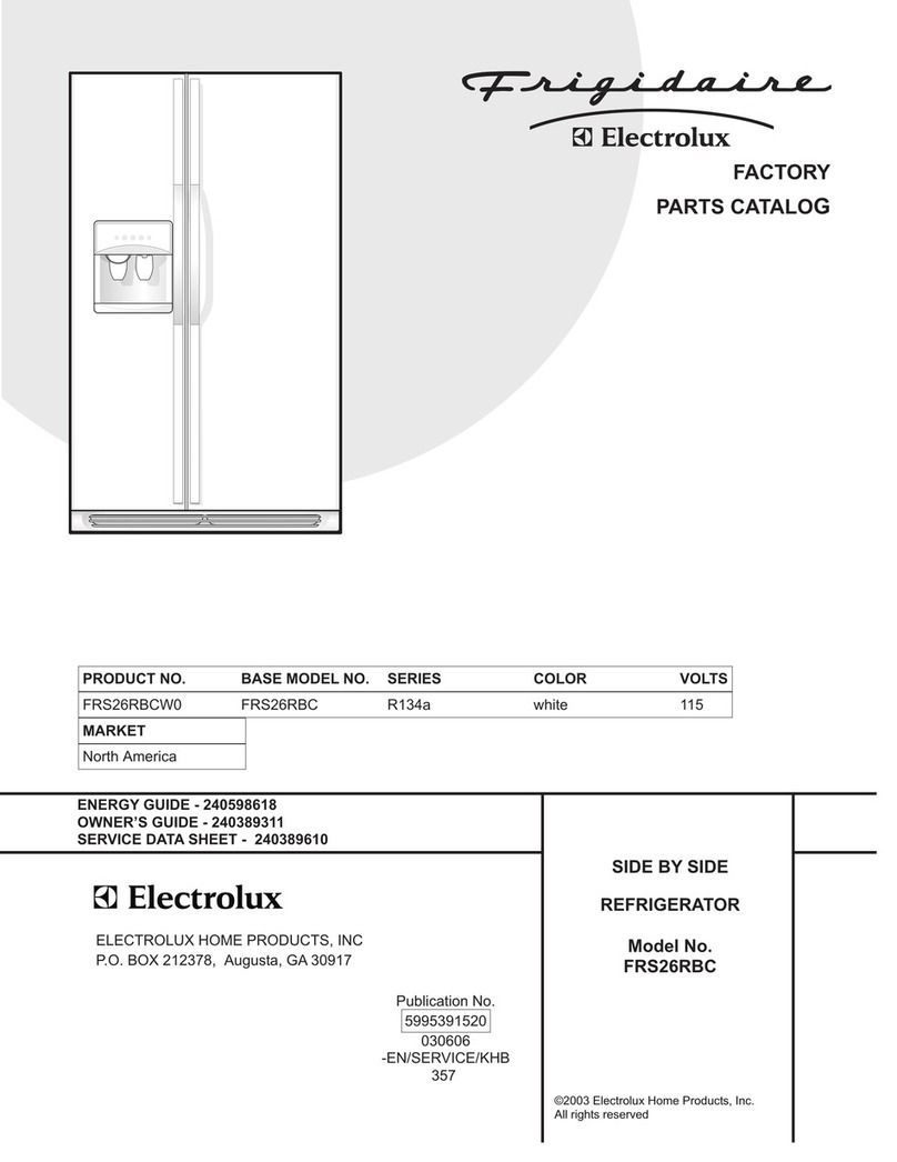 Frigidaire FRS26RBC User manual