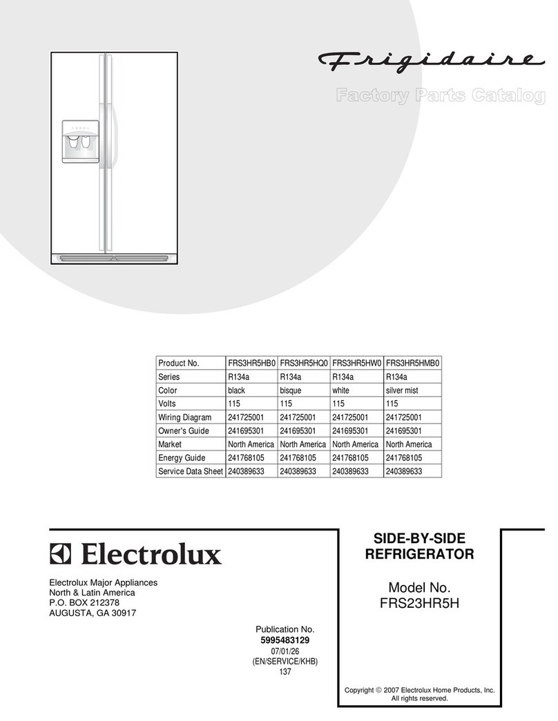 Frigidaire FRS23HR5H User manual