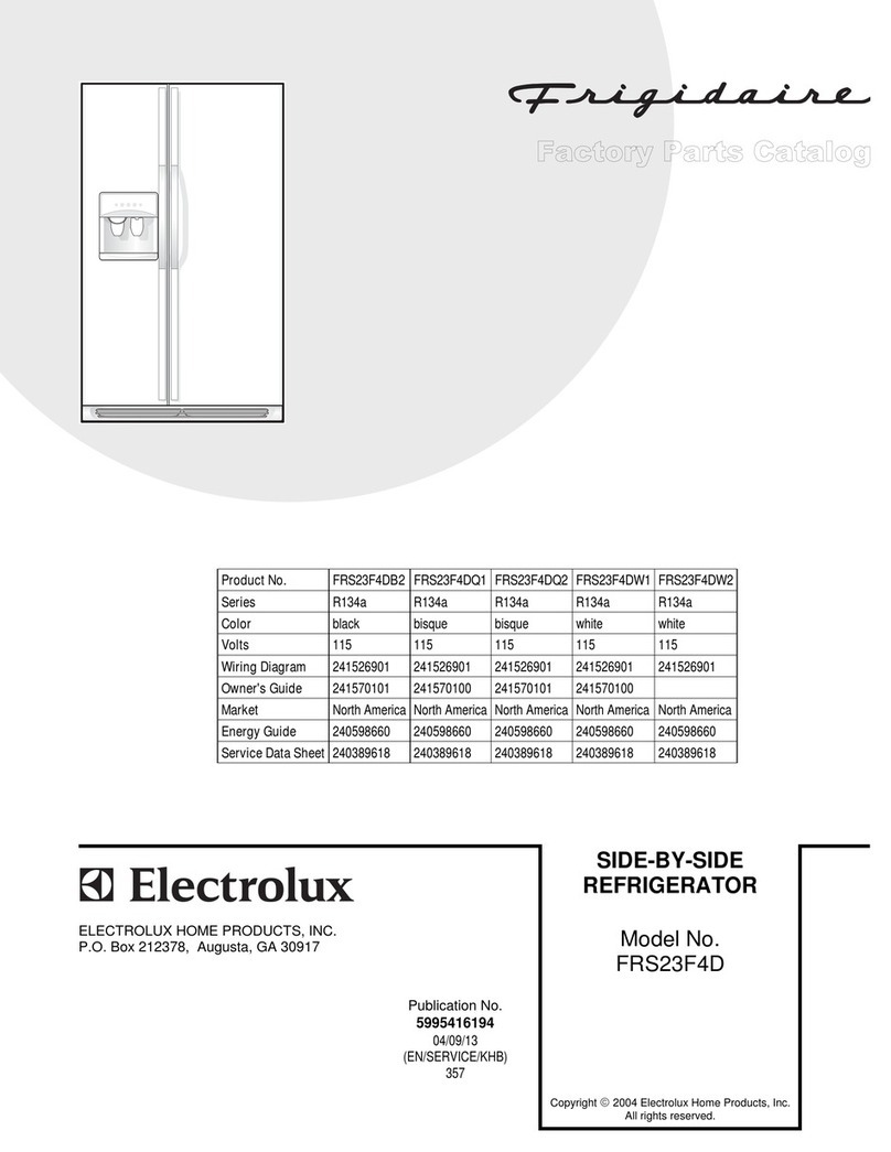 Frigidaire FRS23F4D User manual