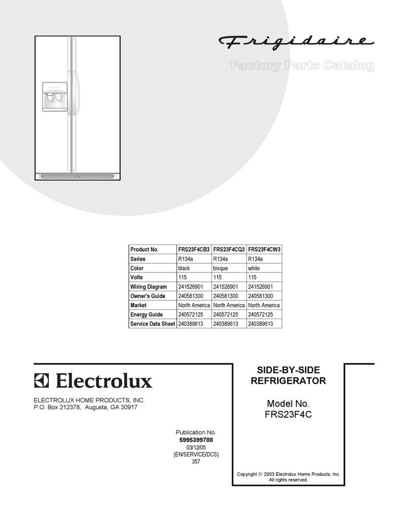 Frigidaire FRS23F4C User manual