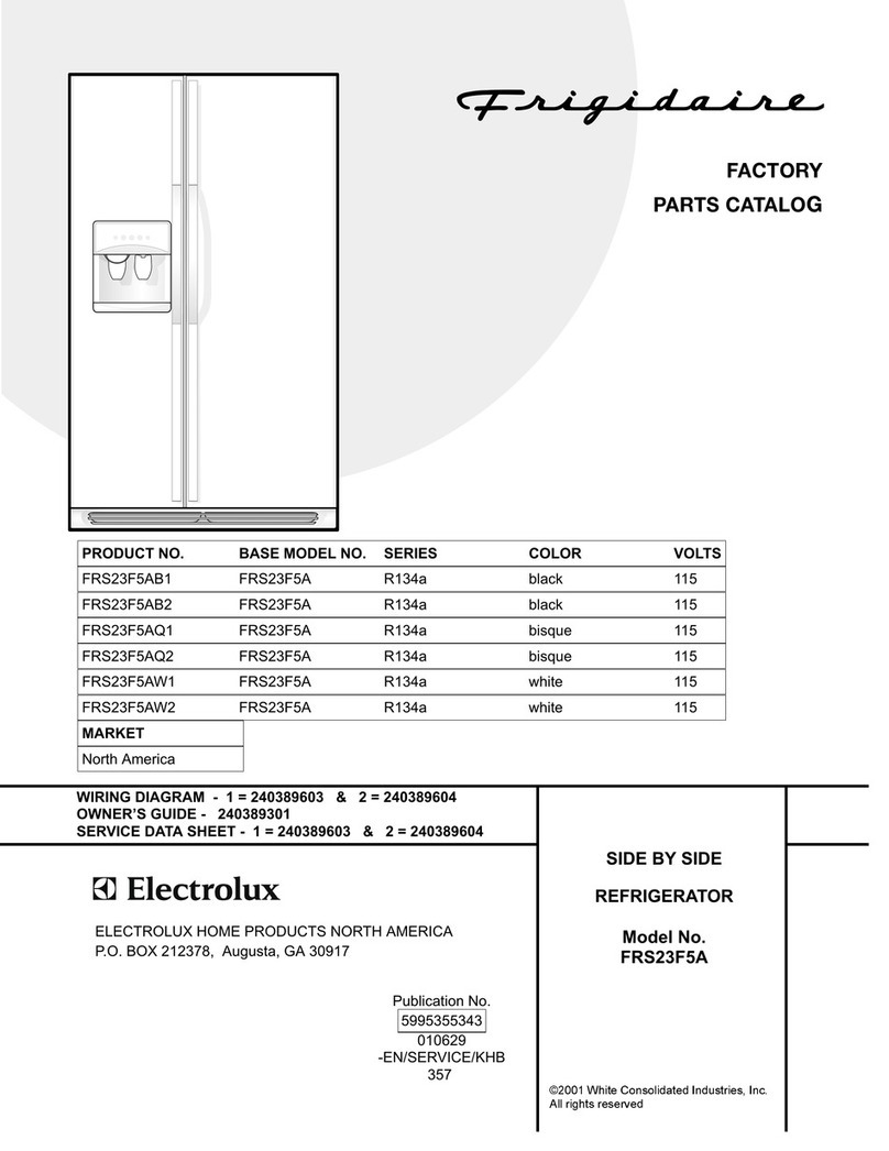 Frigidaire FRS23F5A User manual
