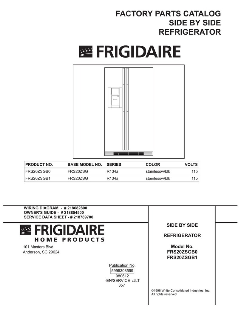 Frigidaire FRS22ZRG User manual