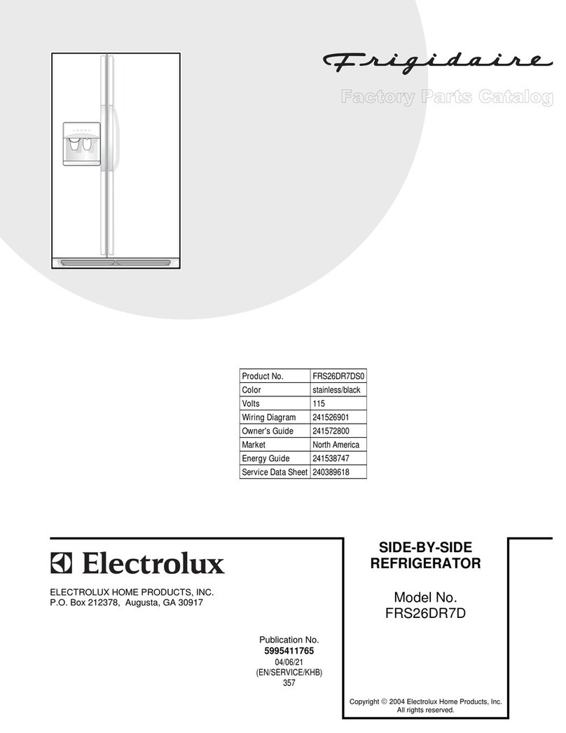 Frigidaire FRS26DR7D User manual Frigidaire FRS26DR7D User manual