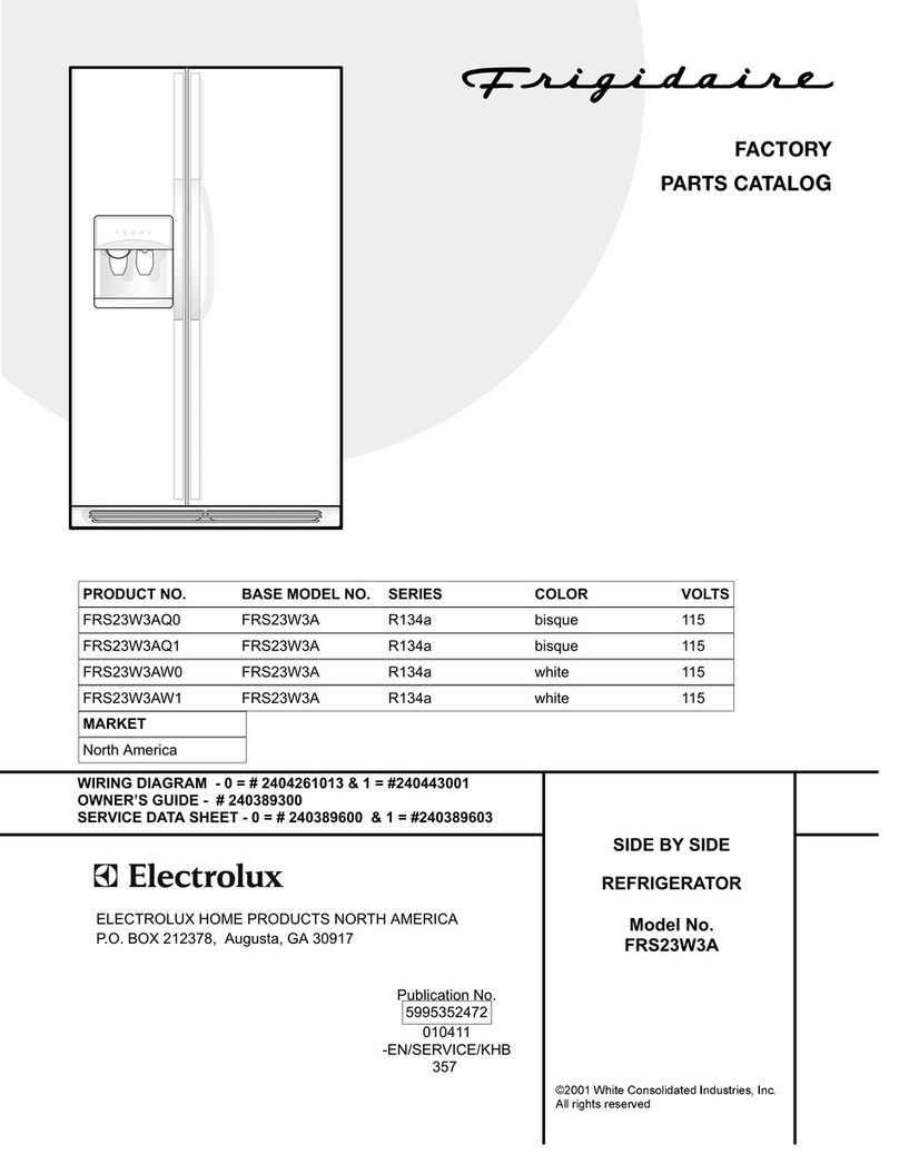 Frigidaire FRS23W3A User manual