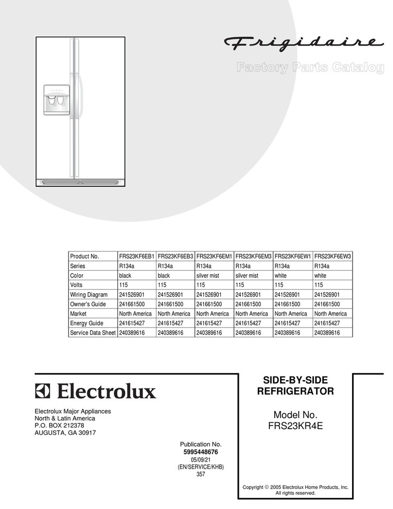 Frigidaire FRS23KR4E User manual Frigidaire FRS23KR4E User manual