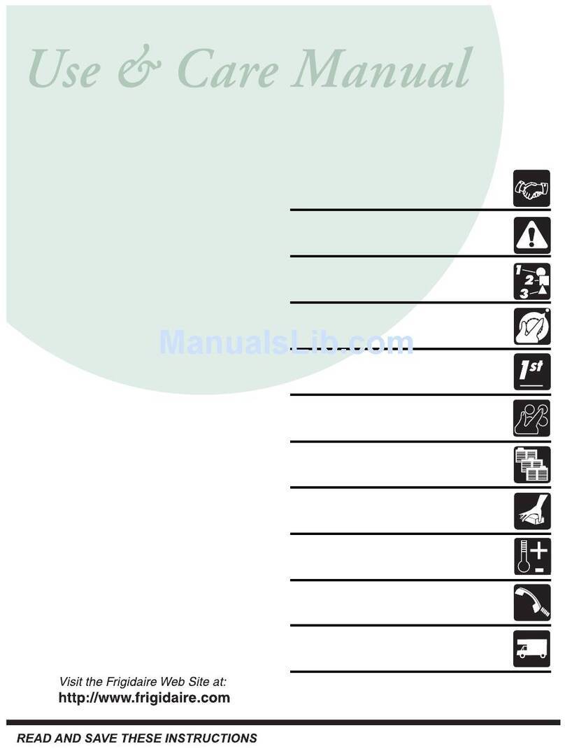 Frigidaire FGS366E User manual
