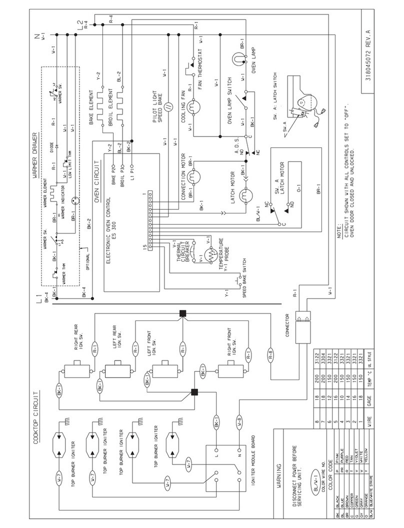 Frigidaire GLCS376CSA Wiring diagram