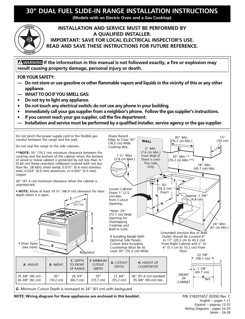 Frigidaire GLCS376CSA User manual Frigidaire GLCS376CSA User manual