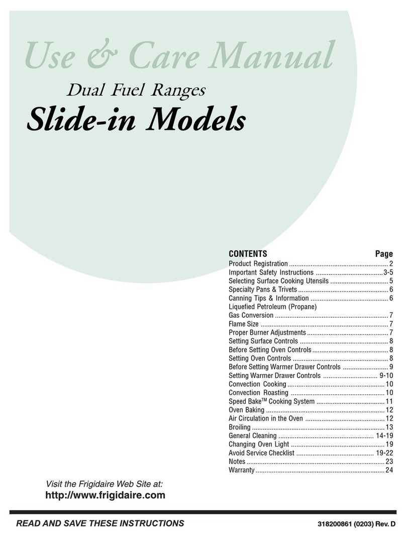 Frigidaire GLCS376CSA User manual