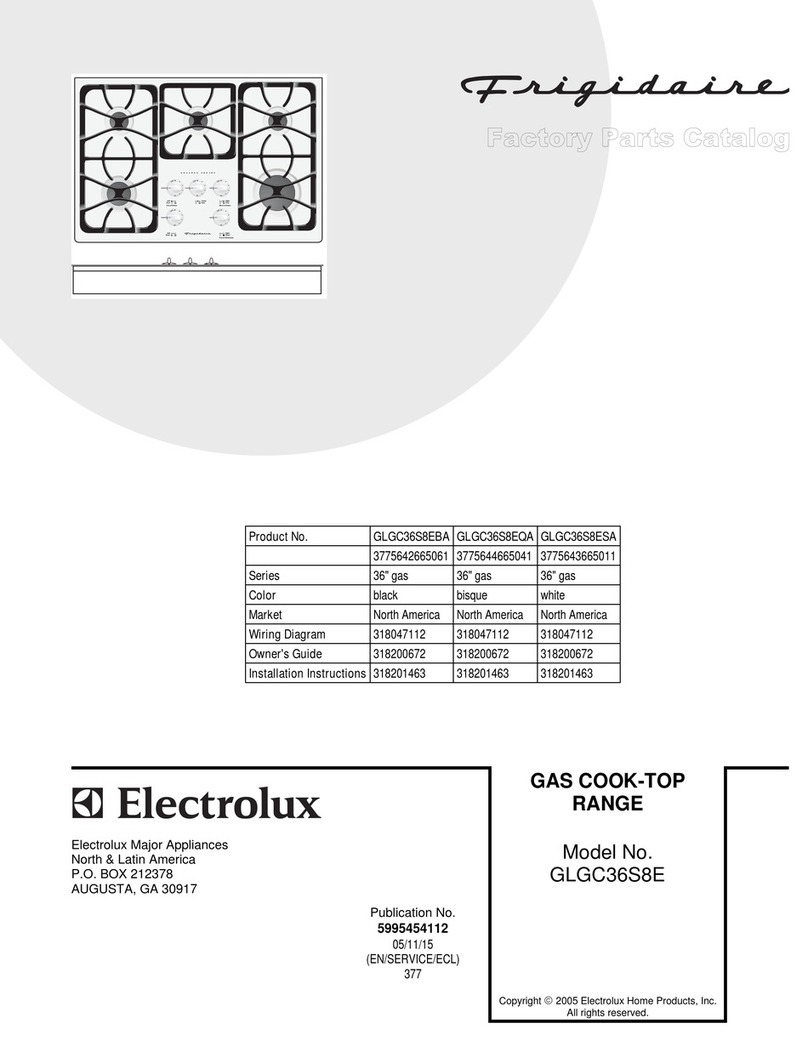 Frigidaire GLGC36S8EBA User manual
