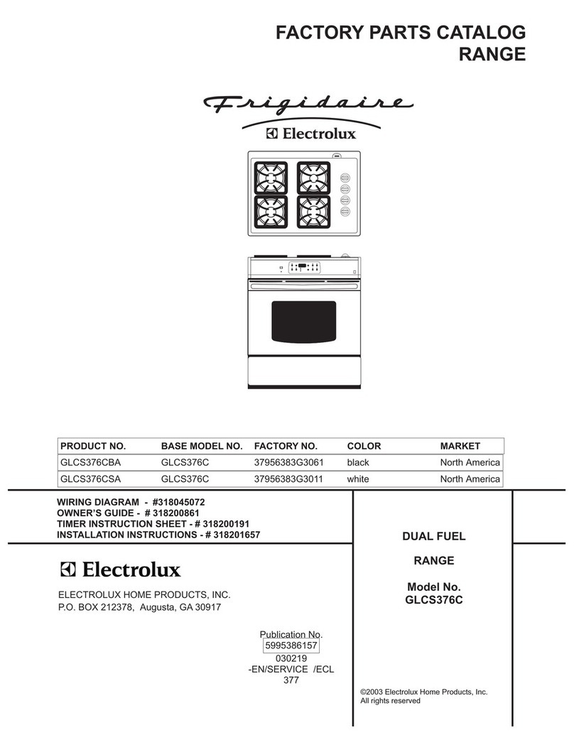 Frigidaire GLCS376C User manual Frigidaire GLCS376C User manual