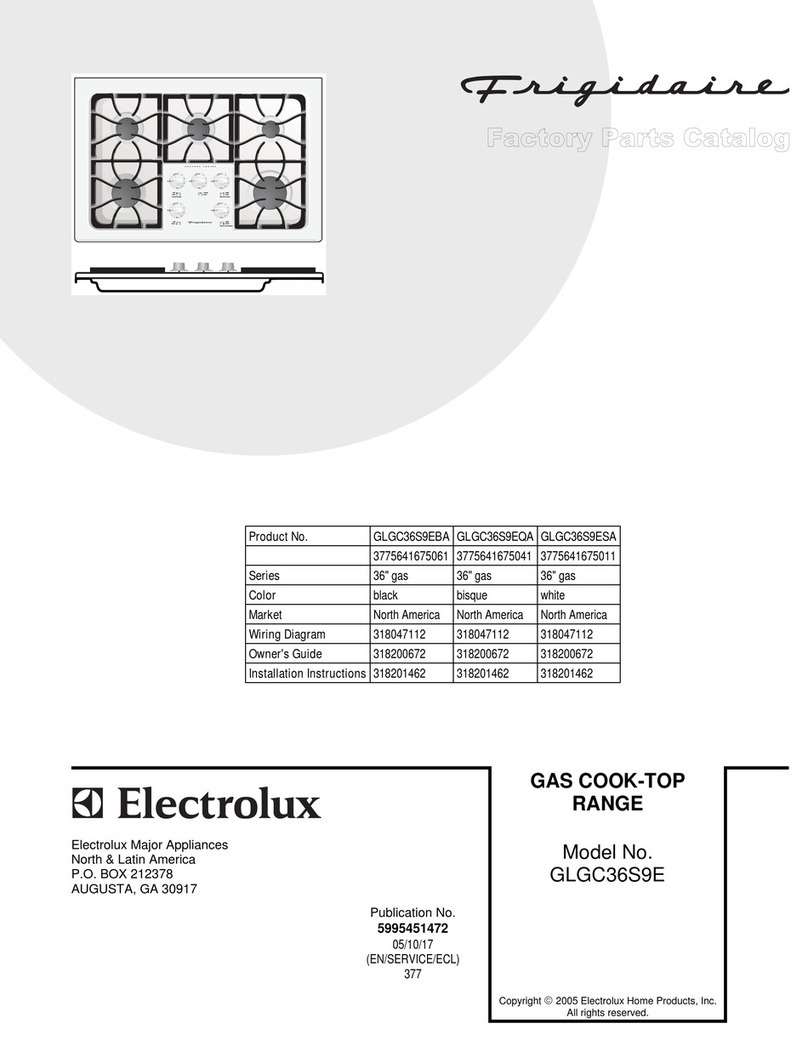 Frigidaire GLGC36S9EBA User manual Frigidaire GLGC36S9EBA User manual