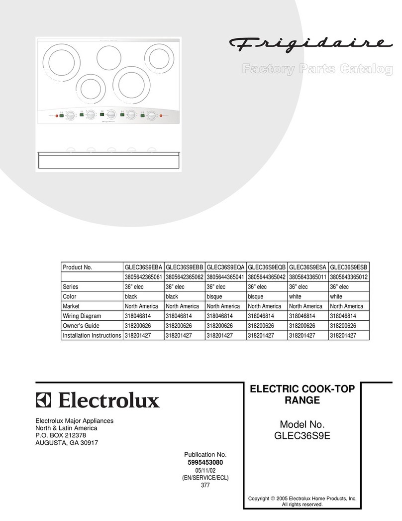 Frigidaire GLEC36S9EBA Factory parts catalog