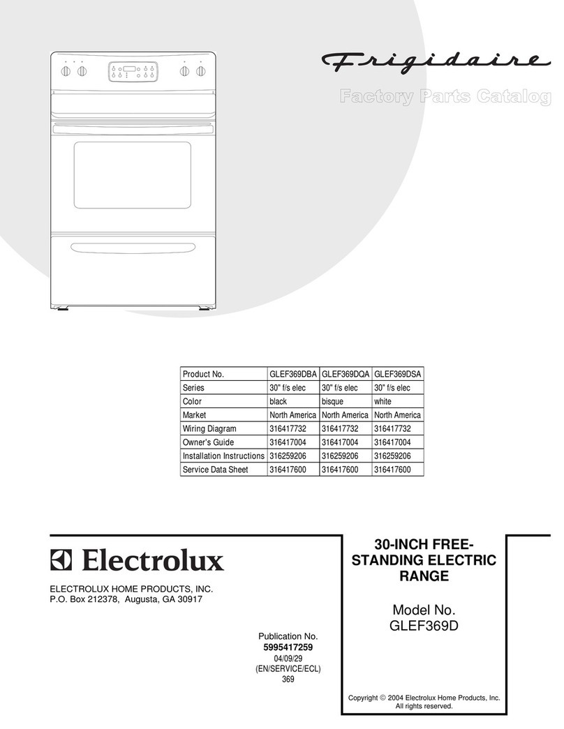 Frigidaire Gallery GLEF369D Manual