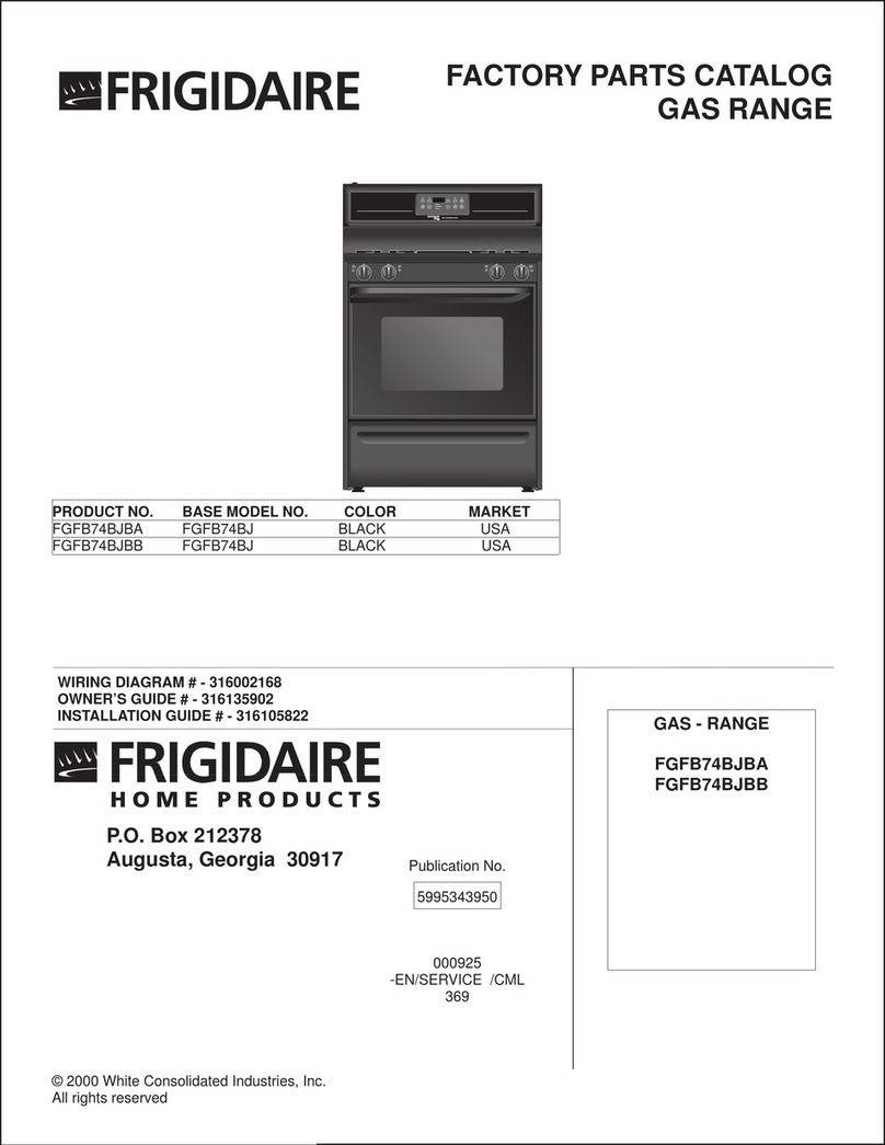 Frigidaire FGFB74BJBA User manual