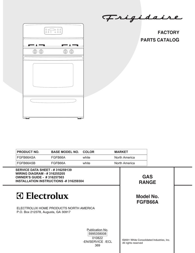 Frigidaire FGFB66A User manual
