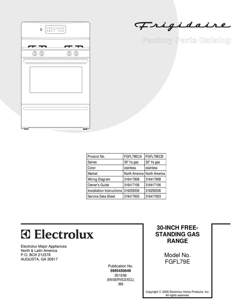 Frigidaire FGFL79E User manual