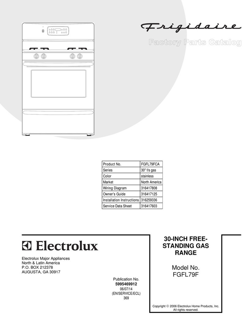 Frigidaire FGFL79F Factory parts catalog