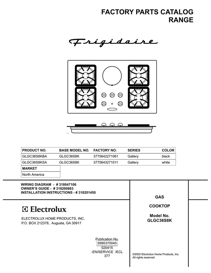 Frigidaire GLGC36S8K User manual Frigidaire GLGC36S8K User manual
