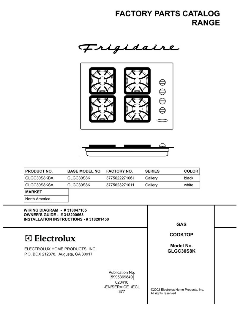 Frigidaire GLGC30S8K User manual