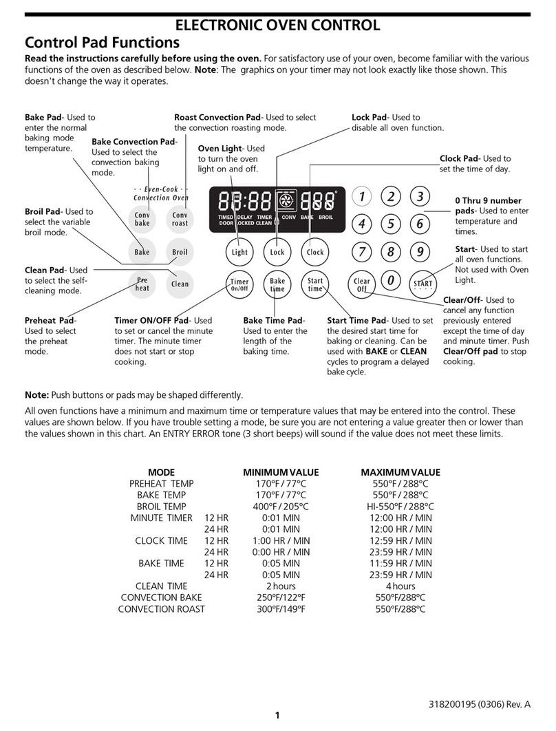 Frigidaire GLES388DSB Use and maintenance manual