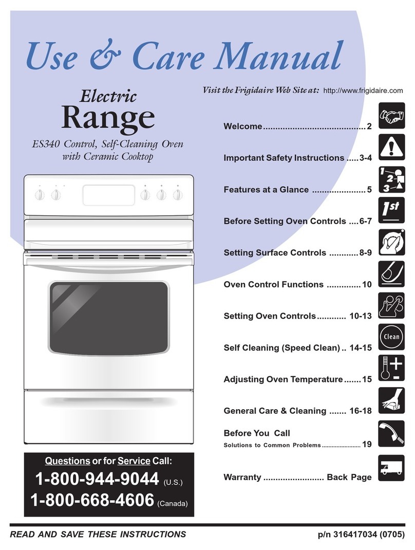 Frigidaire GLEFZ384GC User manual