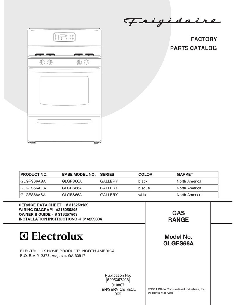 Frigidaire GLGFS66A Factory parts catalog