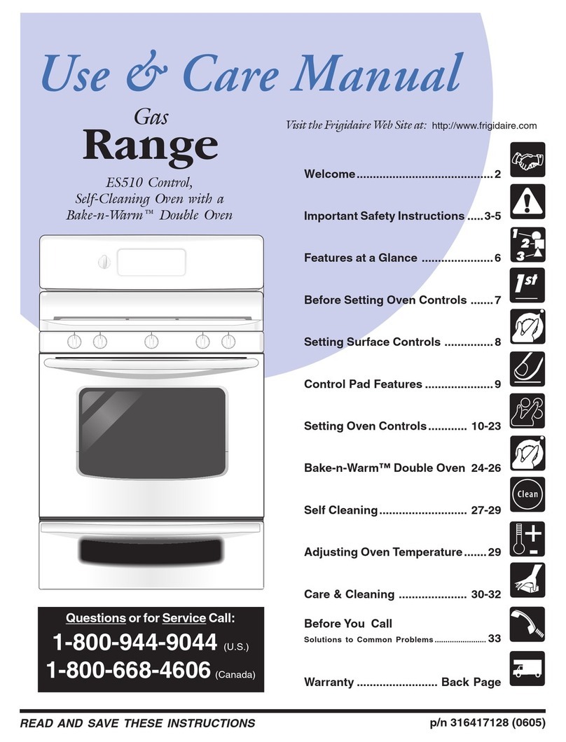 Frigidaire GLGFM96FPB User manual Frigidaire GLGFM96FPB User manual