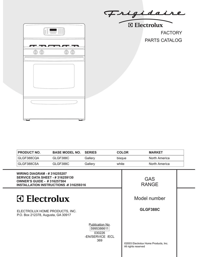 Frigidaire GLGF388C User manual Frigidaire GLGF388C User manual