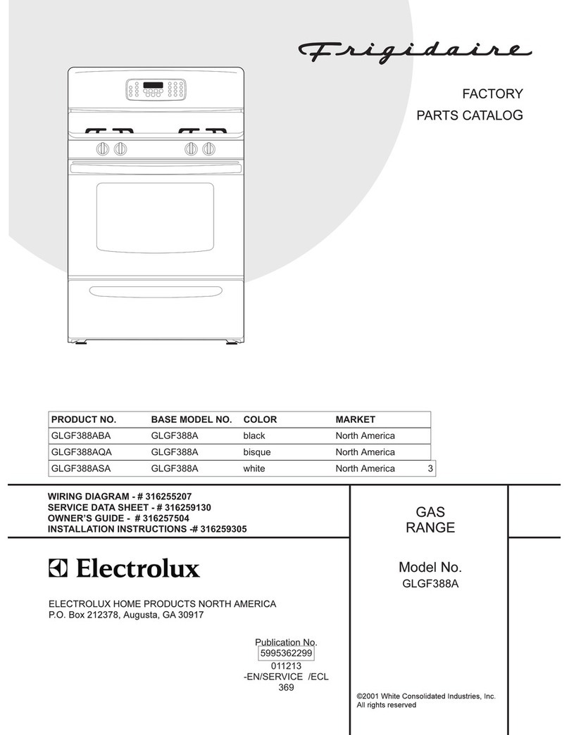 Frigidaire GLGF388A User manual