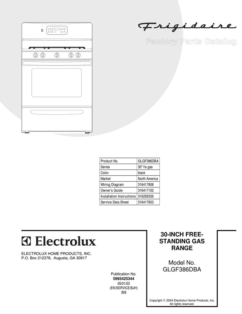 Frigidaire GLGF386DBA User manual