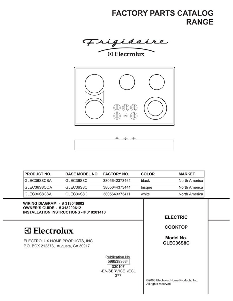 Frigidaire GLEC36S8C User manual