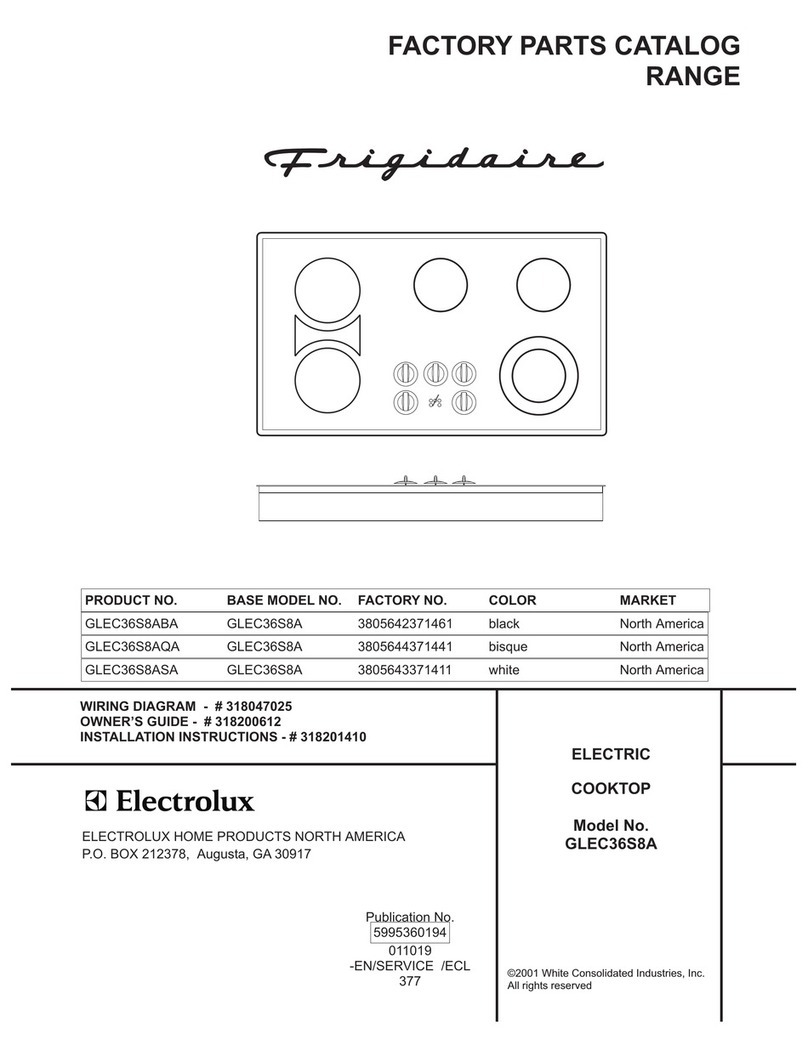 Frigidaire GLEC36S8A User manual Frigidaire GLEC36S8A User manual