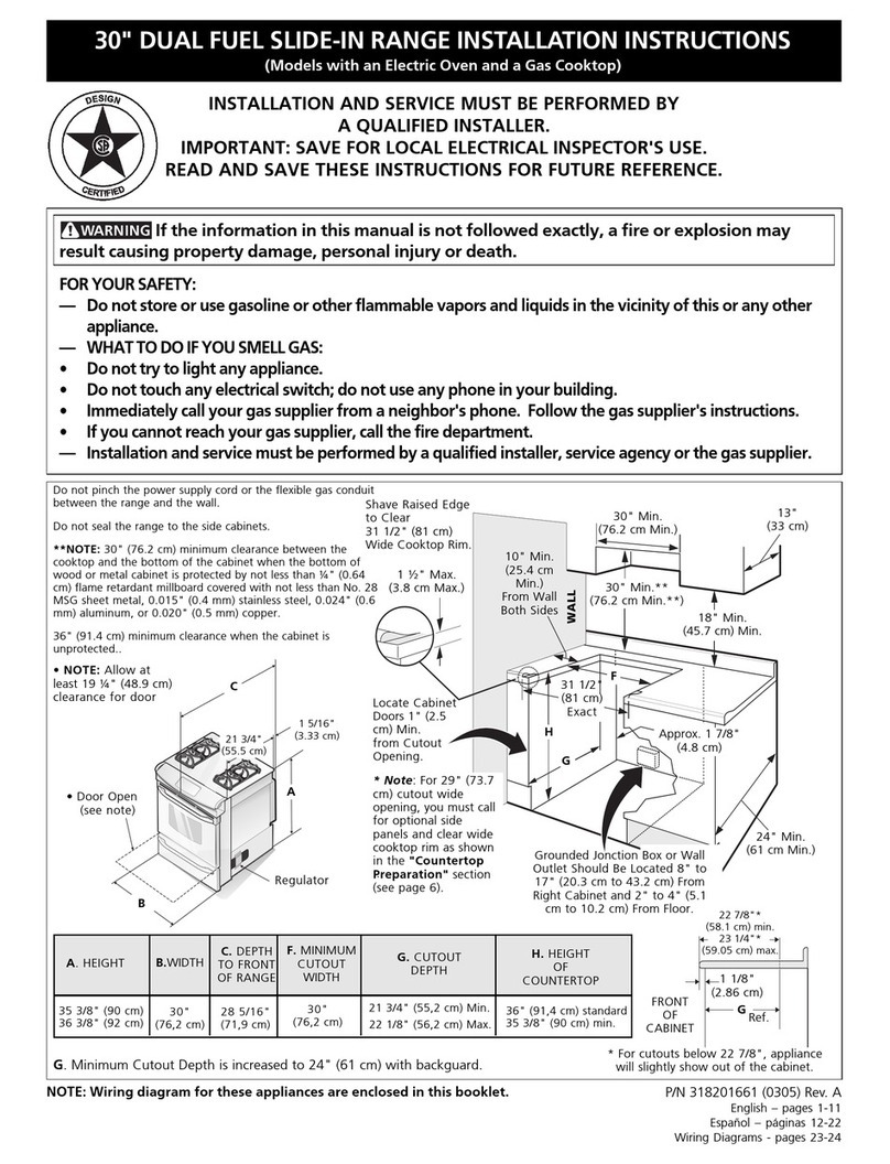 Frigidaire GLCS378DSA User manual