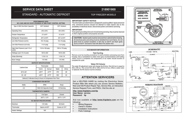Frigidaire FRT22INLHD5 User guide