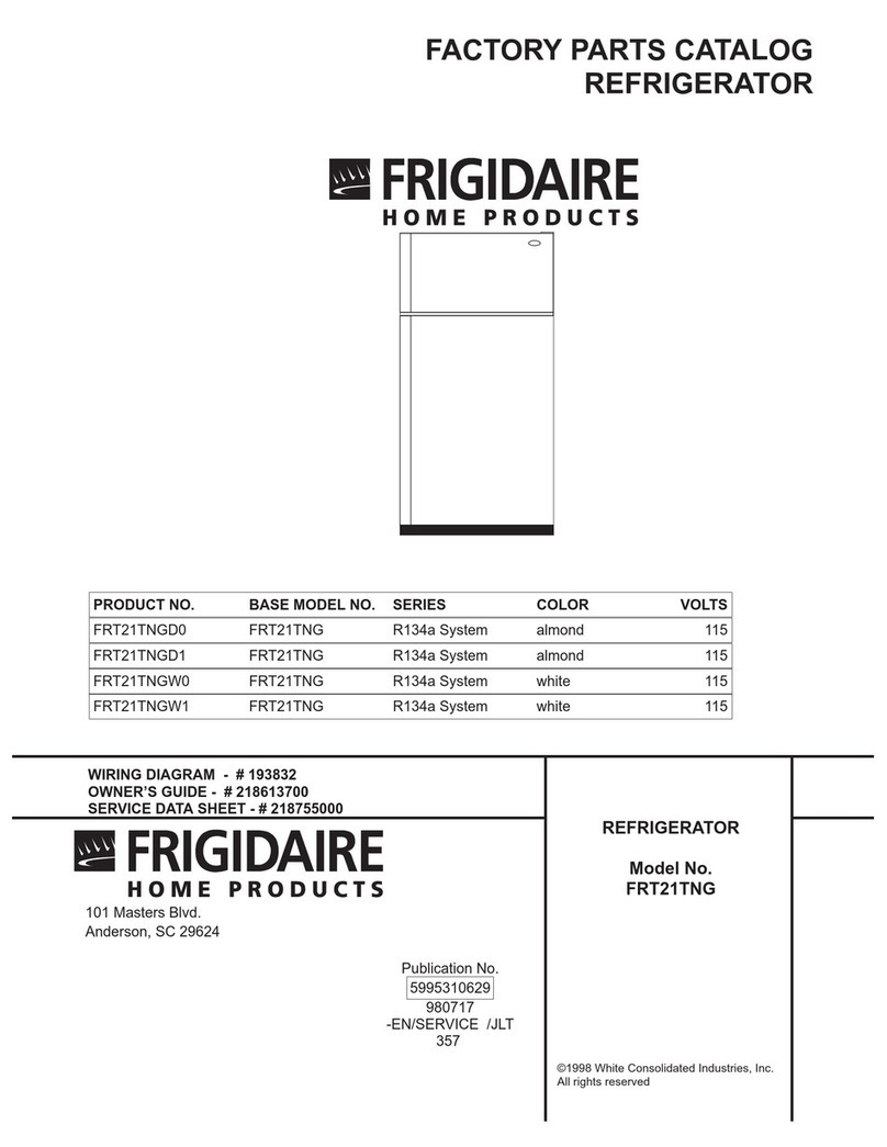 Frigidaire FRT21TNG User manual
