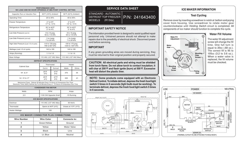 Frigidaire FRT8WR6EW2 User guide