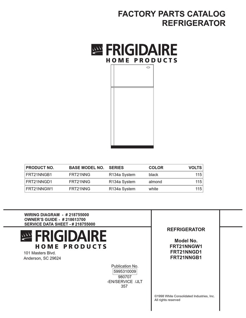 Frigidaire FRT21NNGB1 User manual