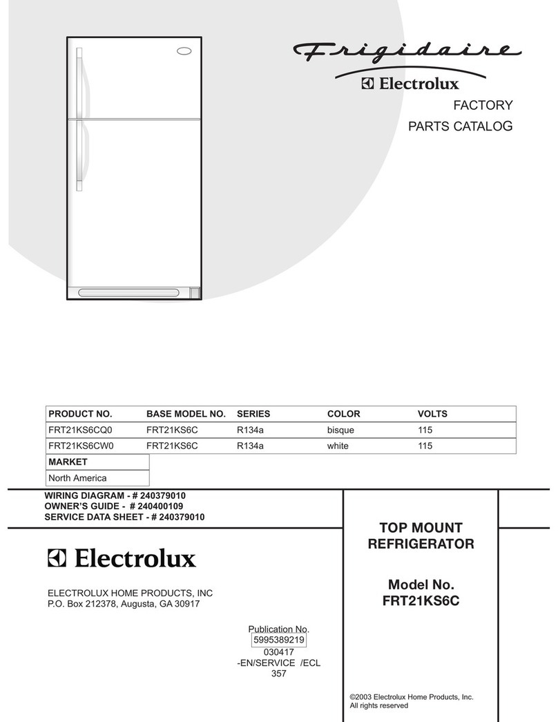 Frigidaire FRT21KS6C User manual