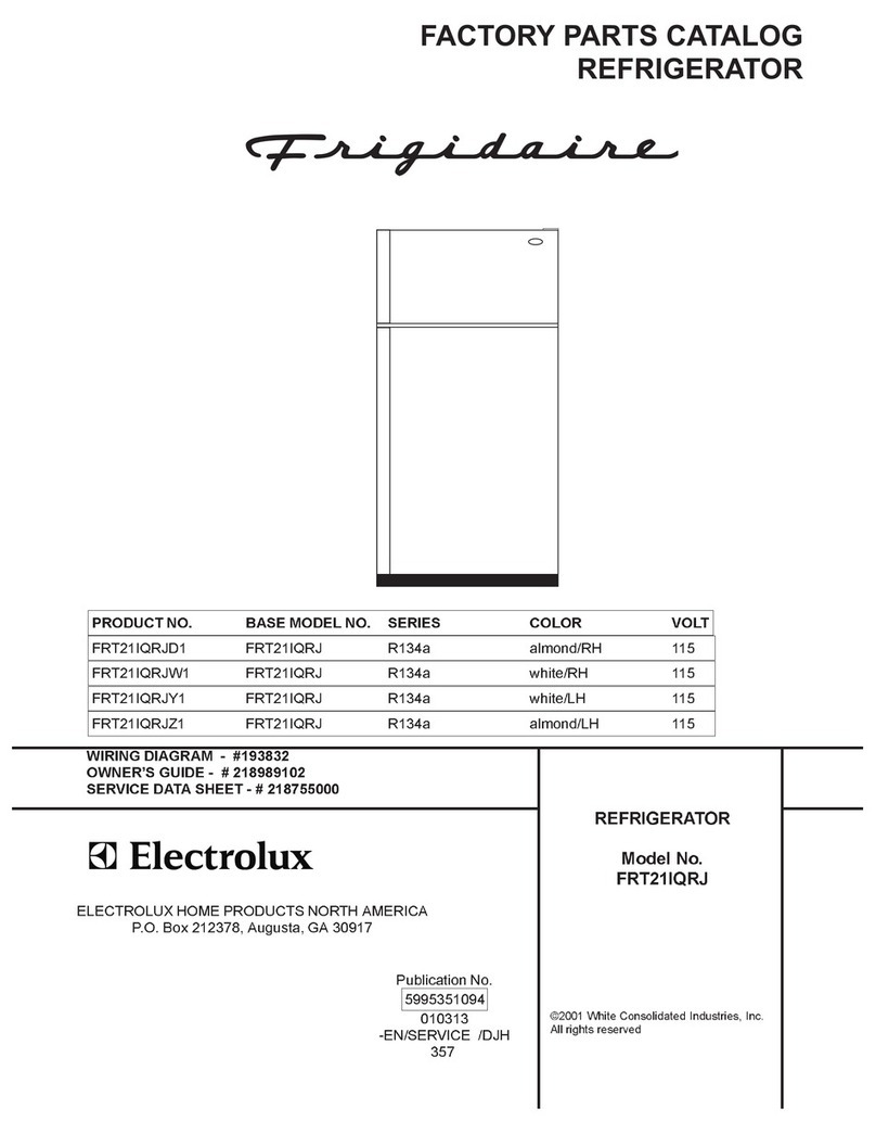 Frigidaire FRT21IQRJ User manual