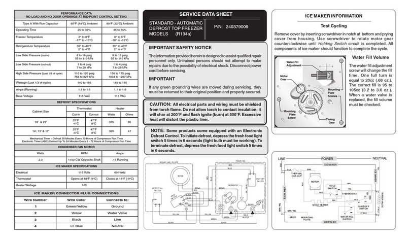 Frigidaire FRT21S6AW5 User guide